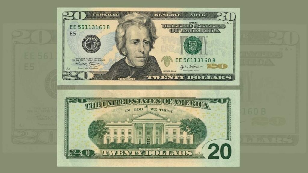 Front and back side of the new twenty dollar bill News Photo ...