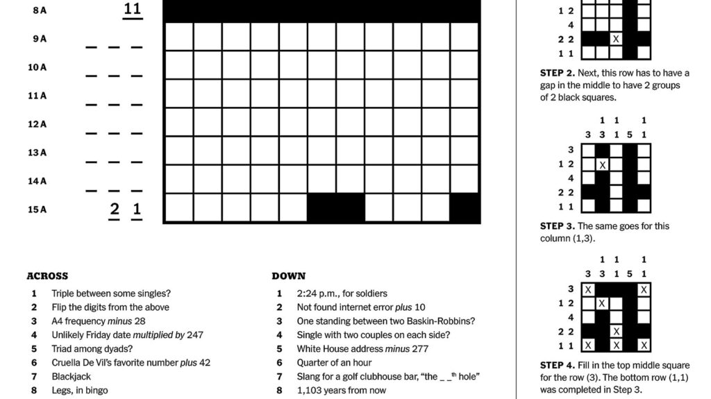 Solve a Nonogram Logic Puzzle - The New York Times