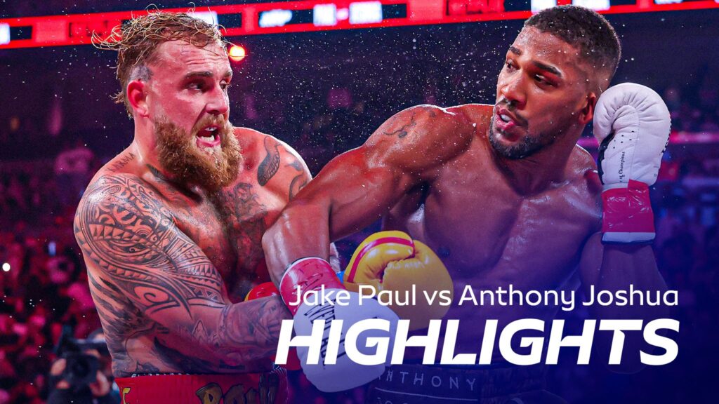 Highlights of Jake Paul vs Anthony Joshua. Jake vs. Joshua is now available to watch globally only on Netflix.